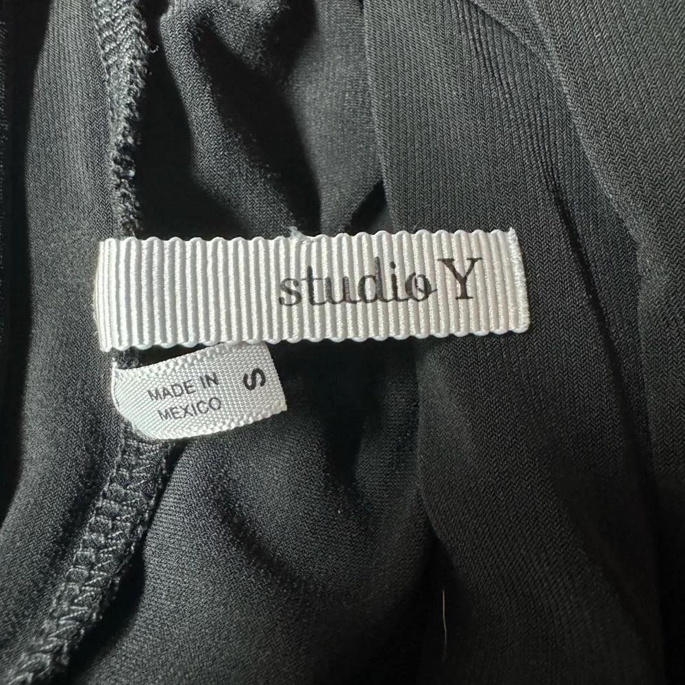 Studio Y, size small but has tons of stretch. - Picture 3 of 8